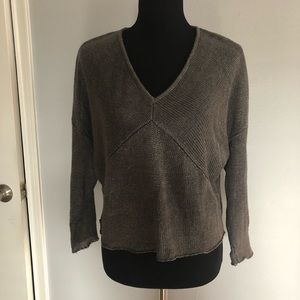 Helmut Lang Gunmetal Sweater ~ Size P